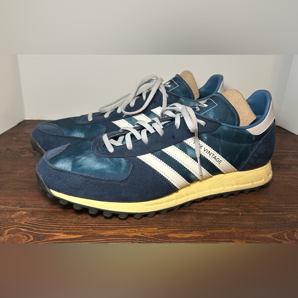 Adidas TRX Vintage Parley‎ Gym Shoe Bleached Navy White Men’s Size 11.5